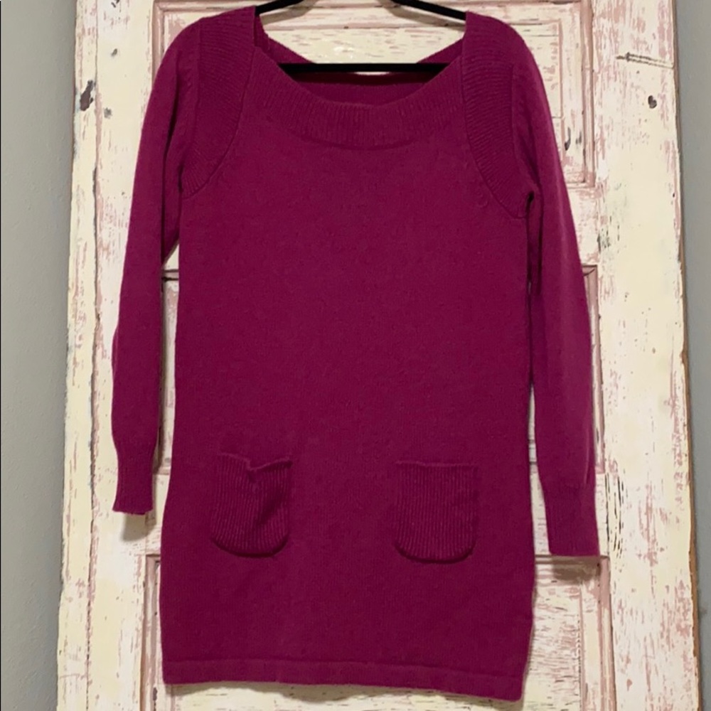 Merrell Pink Wool Sweater Tunic
